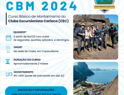 Inscrições para o Curso Básico de Montanhismo 2024